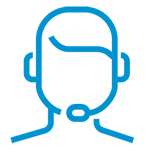 Customer Service Rep with Headset