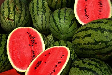 Pile of watermelons