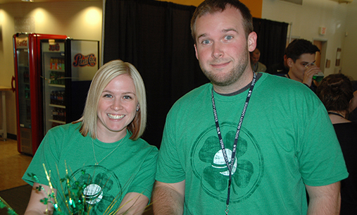 TQL Employees In Their Matching St. Patricks Day TQL Shirts