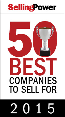 Selling Power 50 Best Companies to Sell For 2015 graphic