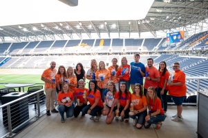 Marketing Team Photo at TQL Stadium
